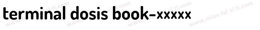 terminal dosis book字体转换
